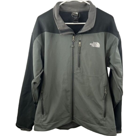 The North Face Men Apex Bionic Gray & Black Colorway Full Zip Jacket Size XL - Picture 1 of 6